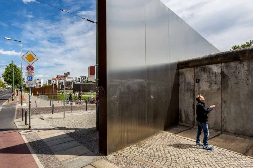 Berlin, June 2015.Berlin wall Memorial on Bernauer Strasse. Berlin is the capital of Germany, and one of the 16 states of Germany. With a population of 3.5 million people, Berlin is Germany's largest city. It is the second most populous city  and the seventh most populous urban area in the European Union
