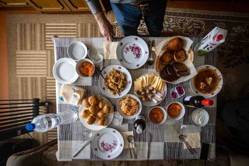 Ukraine Nov 2022, People are trying to return to normalcy despite the ongoing war. Views of interior of a house . scenes of destruction in the town of Makariv, an hour's drive from Kiev