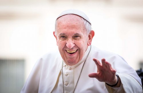 Vatican City, March 22 2017. Pope Francis on Wednesday called for water to be protected as a good for all as he greeted participants in a Vatican conference organised by the Pontifical Council for Culture.