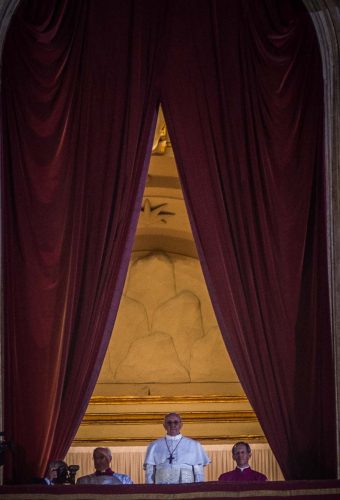 Roma, Italia.13.3.2013.Jorge Mario Bergoglio is elected Pope and is giving his first speach. 