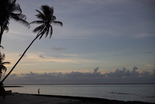 Ebadon island , Marshalls islands. July 2023, images of the tiny island of Ebadon where a community of 80 people live. Located 75 nautical miles from the capital Ebeye.