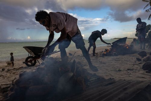 Ebadon island , Marshalls islands. July 2023, images of the tiny island of Ebadon where a community of 80 people live. Located 75 nautical miles from the capital Ebeye.