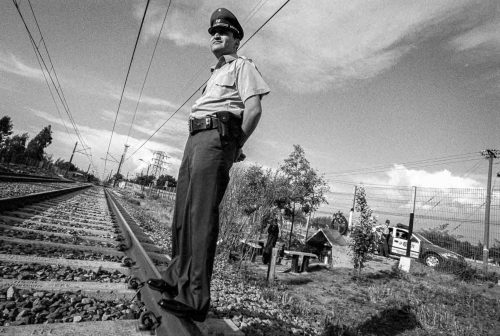 Santiago de Chile, 2003-2006: Lieutenant Pino is remembering when a policeman died during a pursuit hit by the train