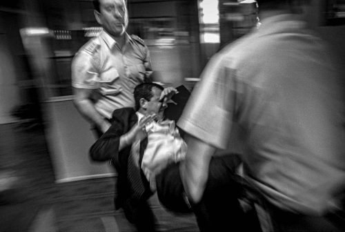 Santiago de Chile,  2003-2006: A young inspector is taken to the hopsital during an apendicitis attack